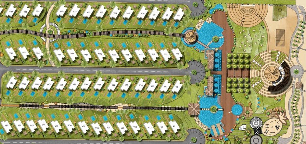 منتجع بانجلوز الساحل الشمالي Bungalows North Coast