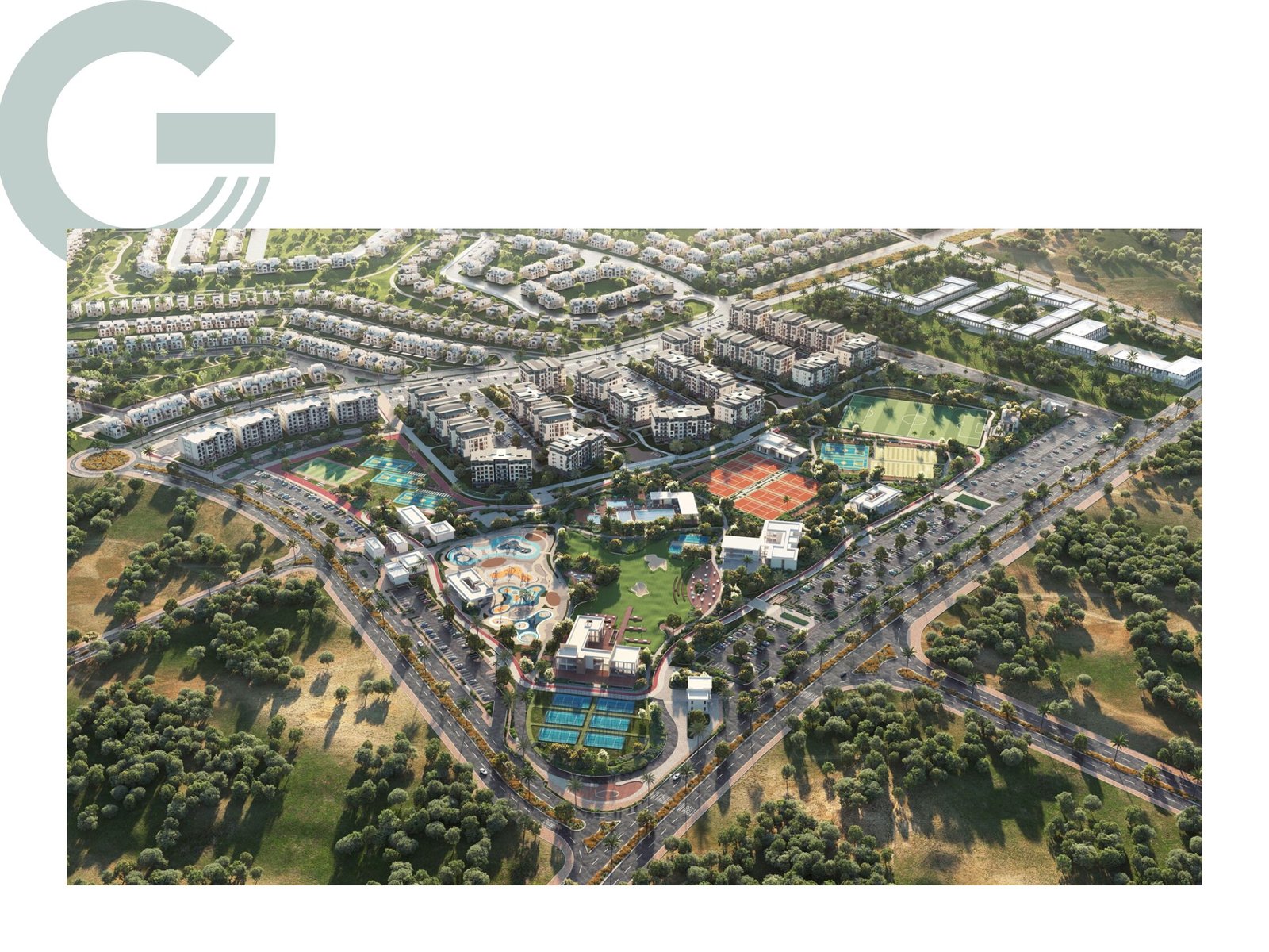 هايد بارك التجمع الخامسHyde Park New Cairo بمقدم 5% ,وقسط ل8 سنوات