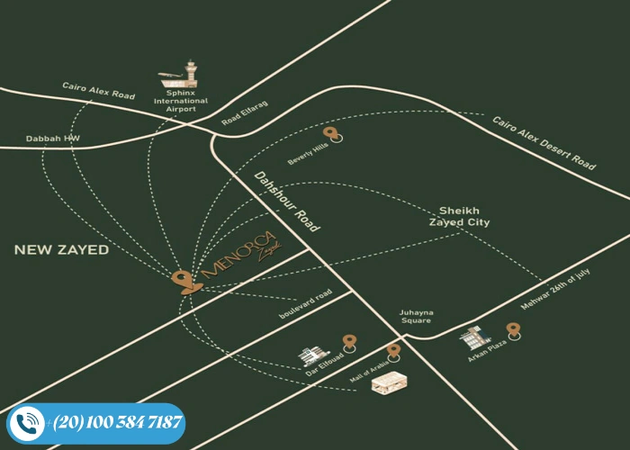 كمبوند مينوركا الشيخ زايد Menorca Zayed احجز وحدتك بدون مقدم