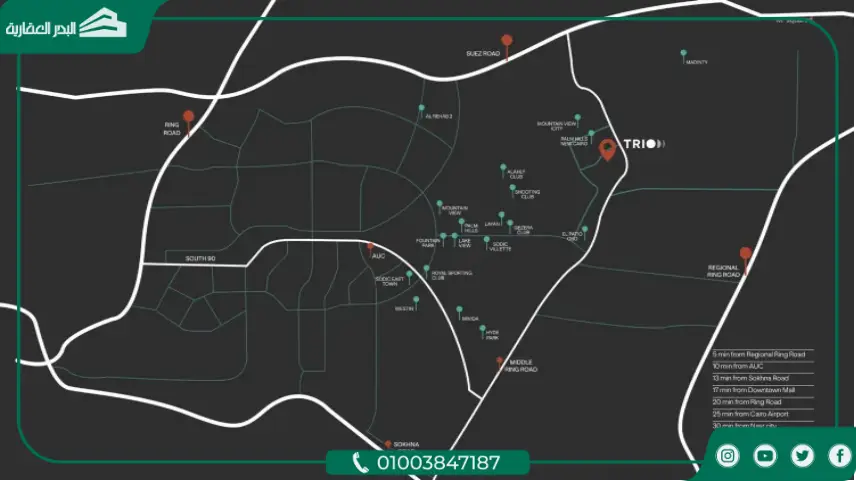  Compound trio gardens new cairo