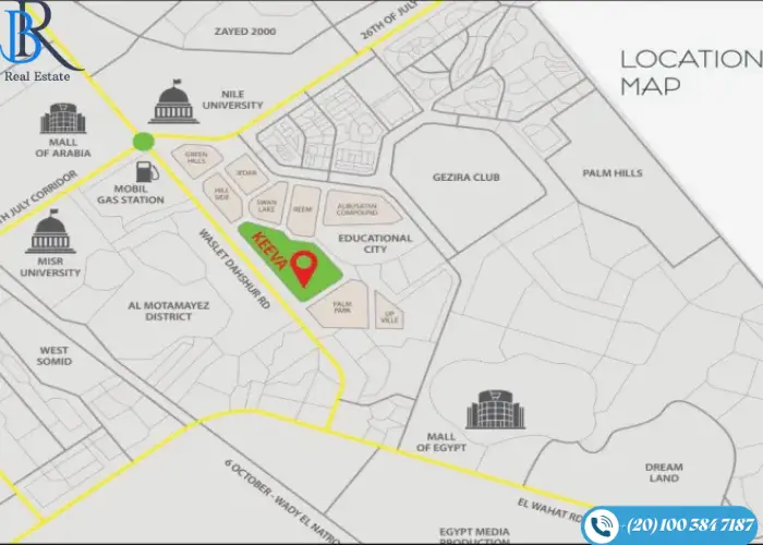 كمبوند Keeva Sabbour مدينة 6 اكتوبر كمبوند كيفا صبور أكتوبر