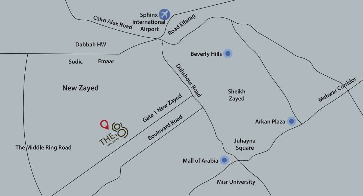 كمبوند ذا ايت الشيخ زايد الجديدة