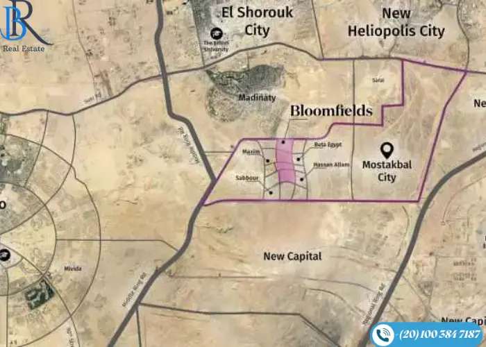 كمبوند بلوم فيلدز المستقبل سيتي Bloomfields Mostakbal City تفاصيل وأسعار