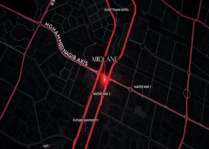 موقع مشروع ميدلين التجمع الخامس