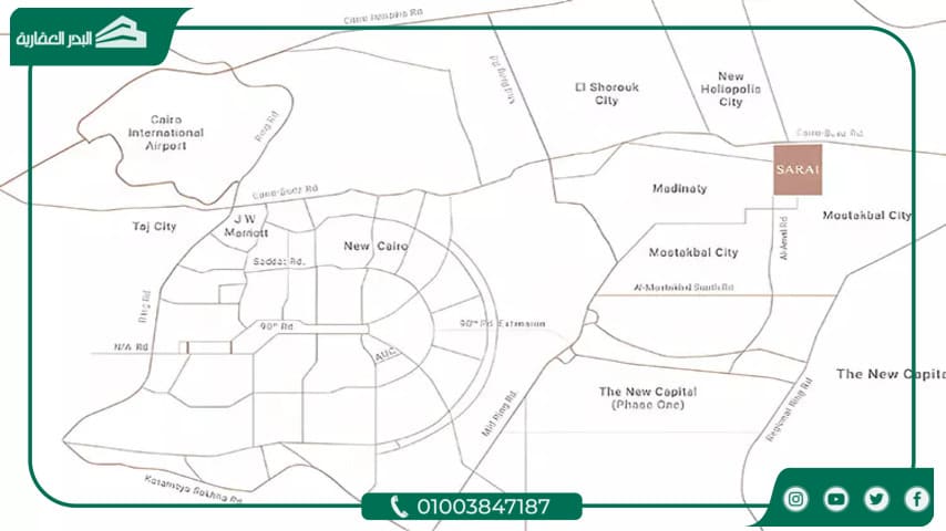 كمبوند sarai new cairo