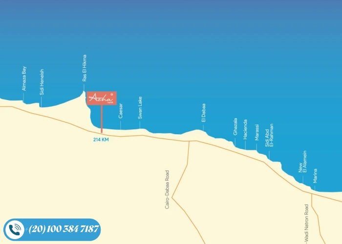 قرية ازها راس الحكمة Ogma ras elhekma احجز وحدتك بمقدم 5%