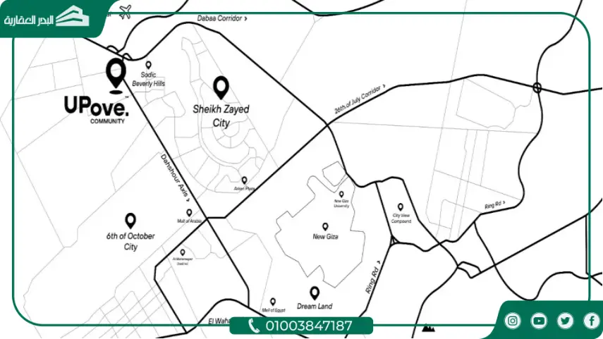 موقع ابوف كوميونيتي زايد الجديدة