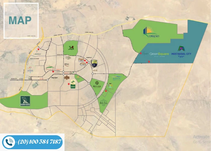 مشروع جرين سكوير جرين سكوير المستقبل سيتي