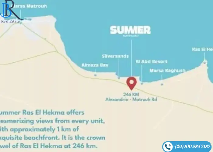 قرية سمر رأس الحكمة Village Summer North Coast تفاصيل واسعار