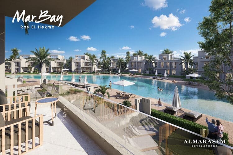 قرية مار باي راس الحكمة Mar Bay Ras El Hekma مساحات واسعار
