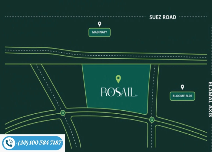 كمبوند روسيل المستقبل سيتي Rosail City مساحات واسعار