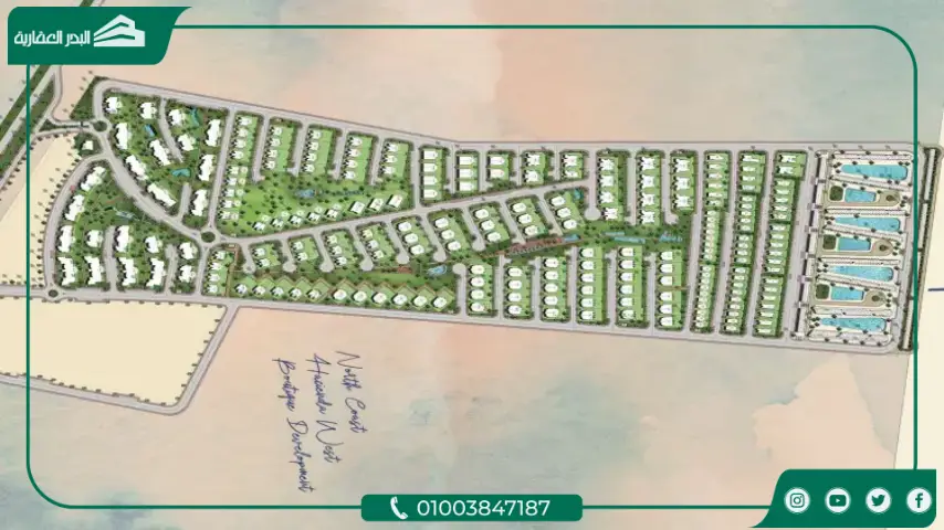 هاسيندا ويست راس الحكمة Hacienda West شاليهات بمقدم 10%