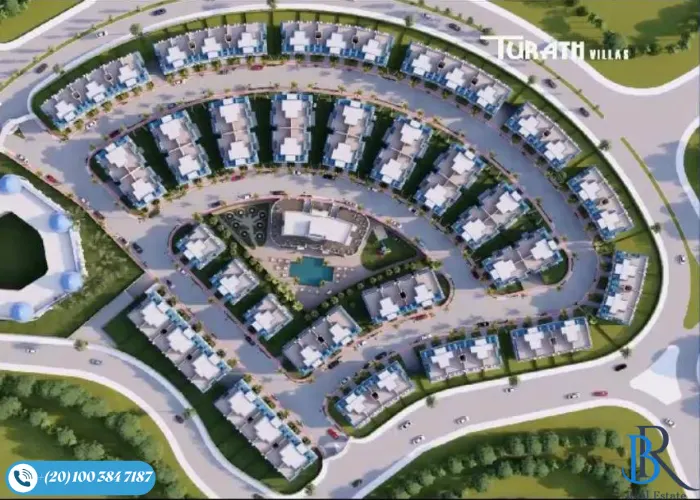 تصميم كمبوند تراث بارك العبور Turath Park Obour City