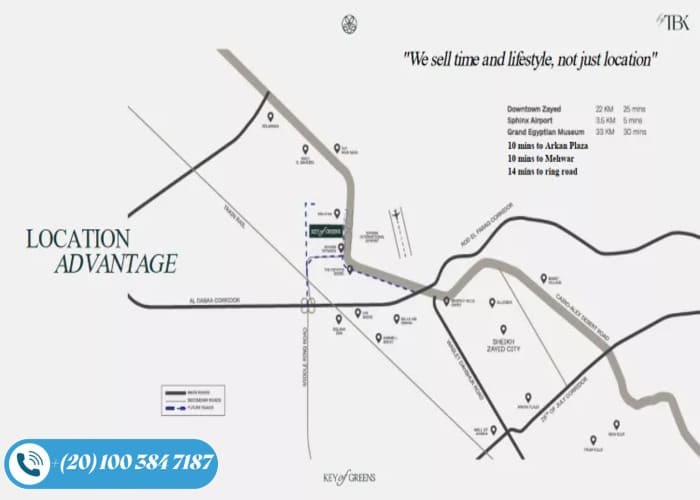 مشروع كي اوف جرينز زايد