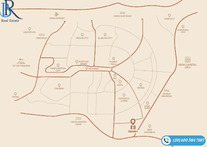 كمبوند إم سيجنتشر التجمع الخامس M Signature New Cairo بمقدم 5%