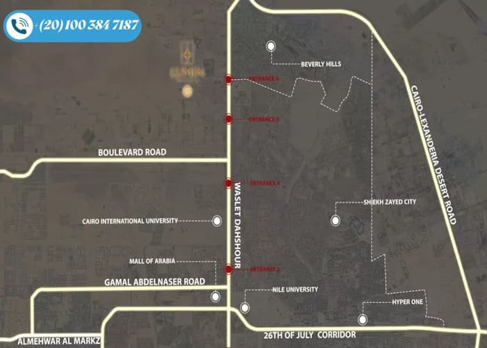 كمبوند لومين هايتس الشيخ زايد