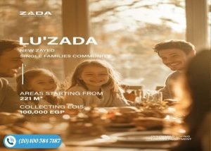 كمبوند Lu Zada زايد الجديدة Lu Zada New Zayed بمقدم 10%