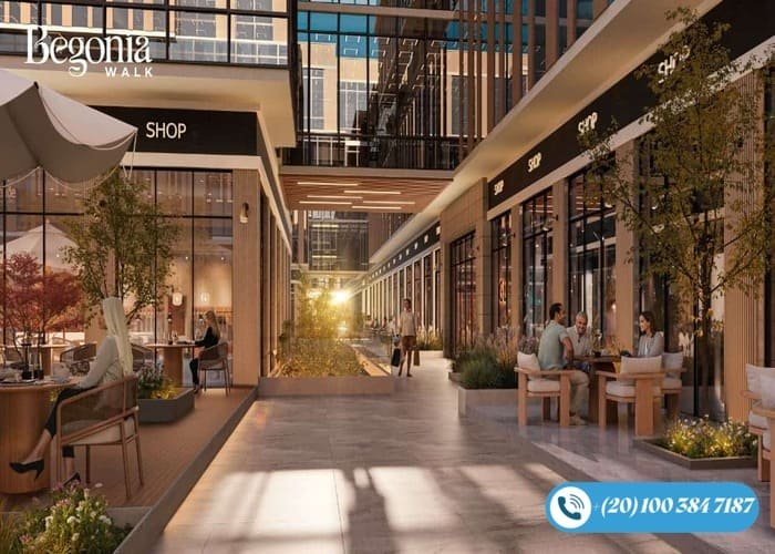 مول بيجونيا ووك التجمع الخامس Begonia Walk Mall اسعار 2025