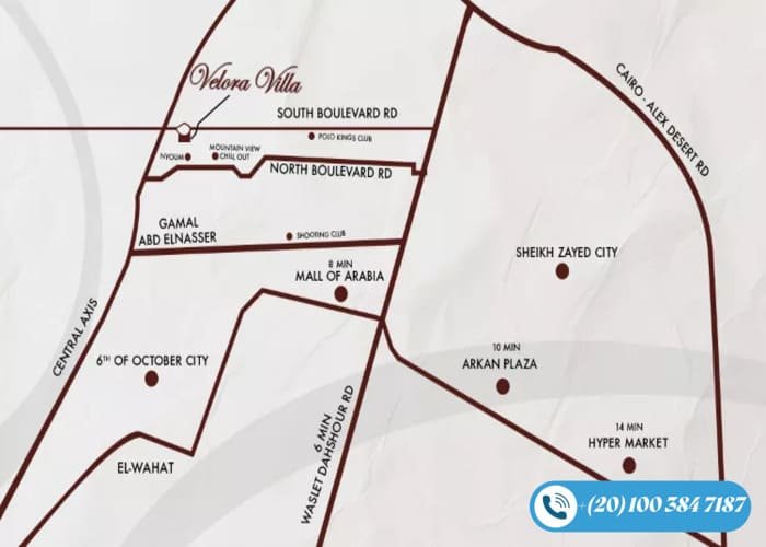 كمبوند فيلورا فيلا زايد الجديدة