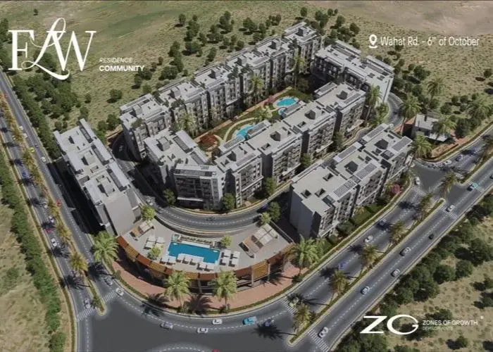 كمبوند فلو ريزيدنس اكتوبر FLW Residence Octobr خصومات 40%