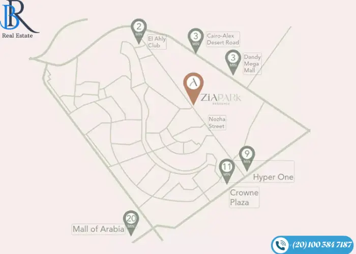 كمبوند زيا بارك الشيخ زايد Zia Park El Sheikh Zayed بمقدم 5%