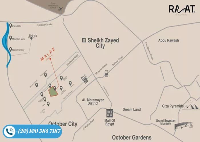 كمبوند ملاذ اكتوبر Compound Malaz October بمقدم 10%