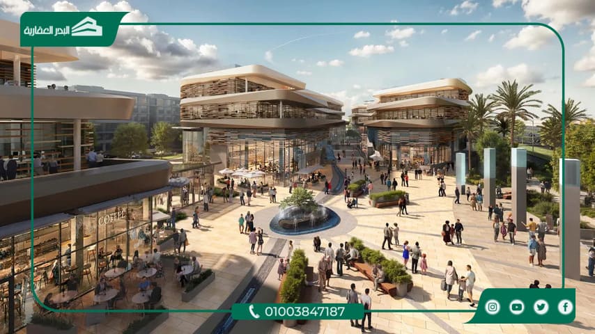 مول بلو ووك التجمع الخامس Blue Walk New Cairo بمقدم 5%